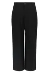 Gucci Men Nastro Web Twill Pants In Black