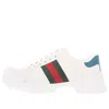 Gucci Leather Sneaker In Neutral