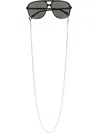 Gucci Navigator-frame Tinted Sunglasses In Black