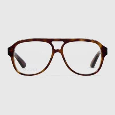 Gucci Navigator Optical Frame In Brown