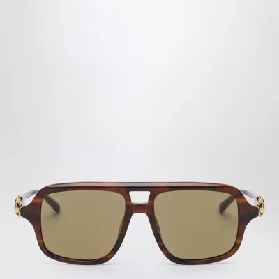 Gucci Navigator Sunglasses In Neutral