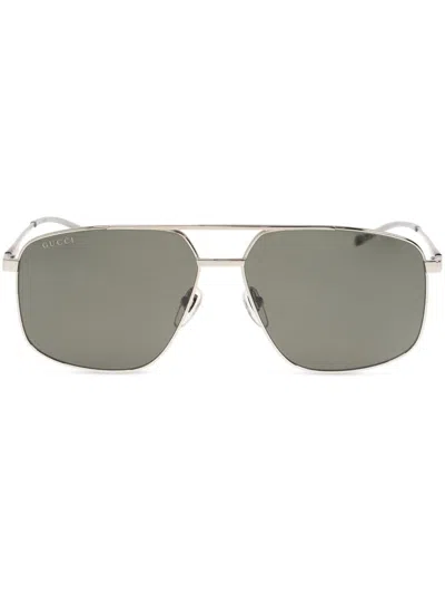 Gucci Navigator Sunglasses In Gold