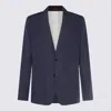 Gucci Navy Blue Cotton Blazer