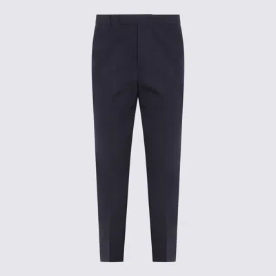 GUCCI NAVY BLUE COTTON PANTS