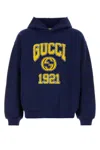 Gucci Men's Navy Cotton Sweatshirt In Blue