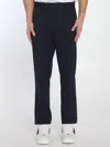 Gucci Navy Blue Gabardine Pant