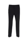 Gucci Pantalone In Twill Misto Lana In Navy Blue