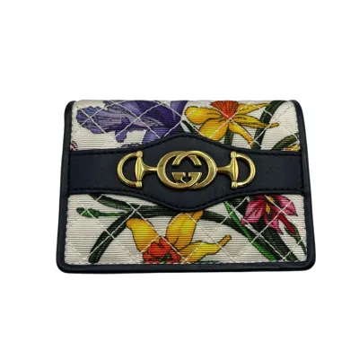 Pre-owned Gucci Navy Quilting Wallet (bi-fold) () In Blue