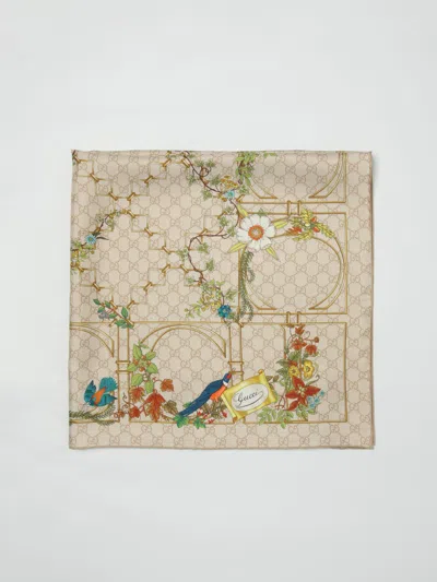 Gucci Neck Scarf Woman Cream