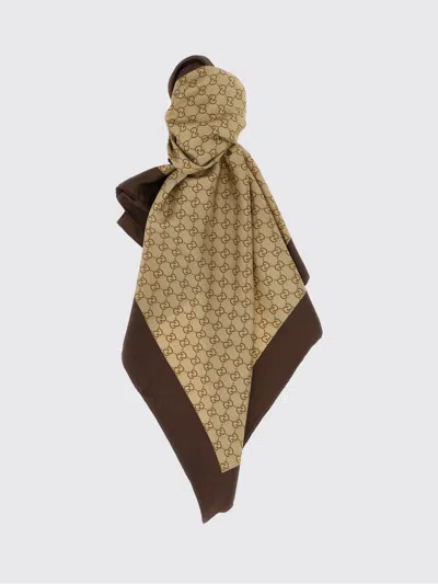 Gucci Neck Scarf Woman  In Brown