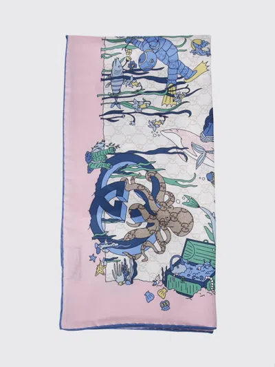 Gucci Neck Scarf Woman In Pink