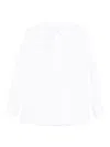Gucci Women Cotton Poplin With Embroidery Shirt