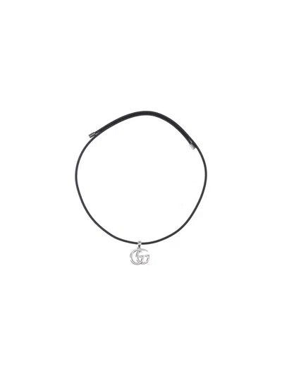 Gucci Necklace "gg Marmont" In Black