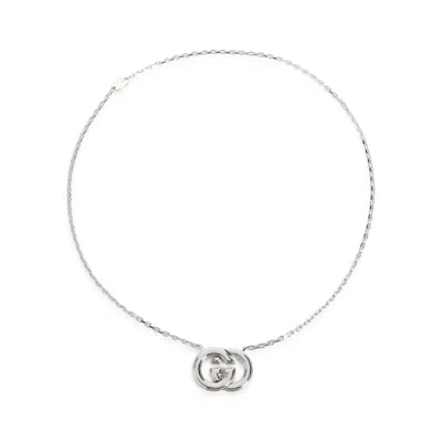 Gucci Necklace Gg  Silver