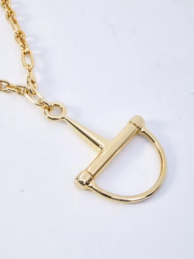 Gucci Necklace Stirrup In Gold