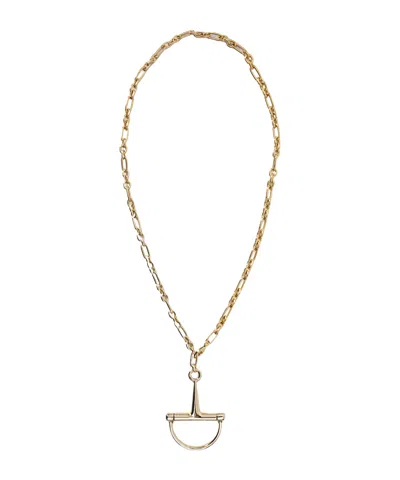 Gucci Necklace With Stirrup In Yellow