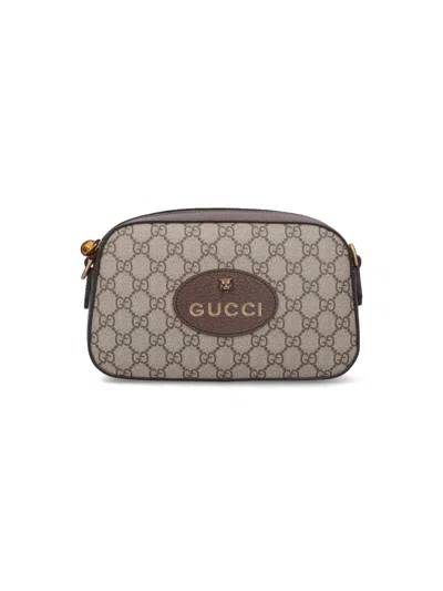 Gucci "neo Vintage" Crossbody Bag In Cream