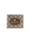 Gucci Neo Vintage Gg Supreme Wallet In Brown