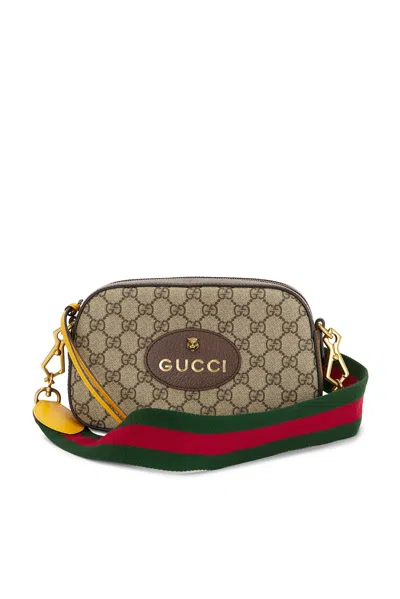 Pre-owned Gucci Neo Vintage Messenger Bag In Sand