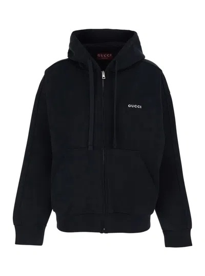 Gucci Women Neoprene Zip Up In Black