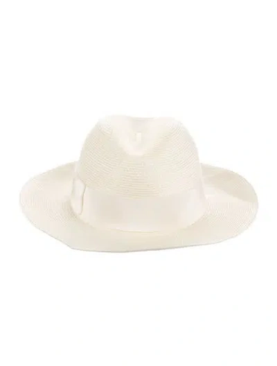 Pre-owned Gucci Neutral  Sun Hat. Designer Size Small In Neutrals