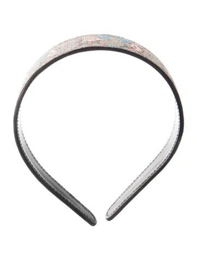 Pre-owned Gucci Neutral Patterned Hair Band
