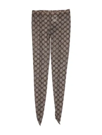 Pre-owned Gucci Neutral Patterned Tights In Neutrals