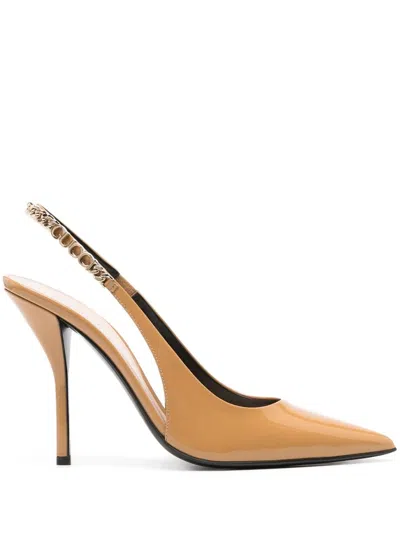 Gucci Signoria Pumps Mit Fersenriemchen In 2604 - Shaker Sandshasand