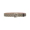 Gucci 40 Belt In Green