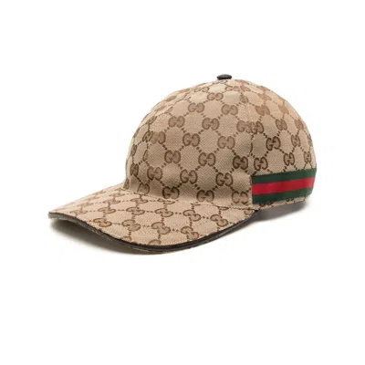 GUCCI GUCCI NEUTRALS HATS MEN
