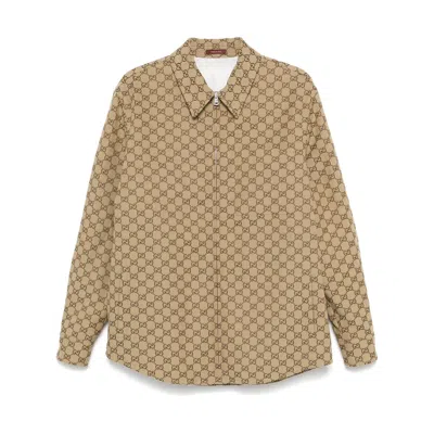Gucci Neutrals Jackets - Shirt Jackets Men In White
