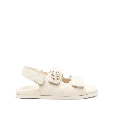 Gucci Neutrals Sandals Women In White
