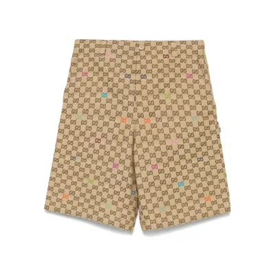 Gucci Neutrals Shorts - Bermuda Shorts Men In White