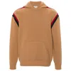 Gucci Wool Sweater With Hood In Brown