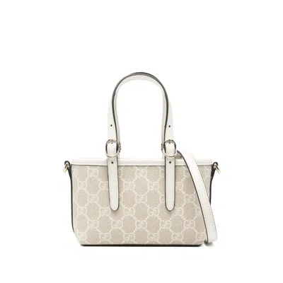 Gucci Gg-motif Mini Bag In Neutral