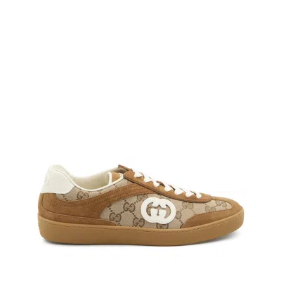 Gucci Neutrals Trainers Women In White