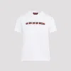 Gucci Printed Cotton Jersey T-shirt In White Mc