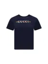 Gucci New 70s Cotton T-shirt In Blue