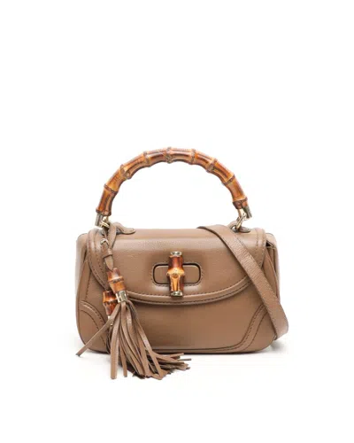 Gucci New Bamboo 1947 Bag In Brown