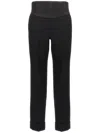 Gucci New Barathea Wool Pants In Black