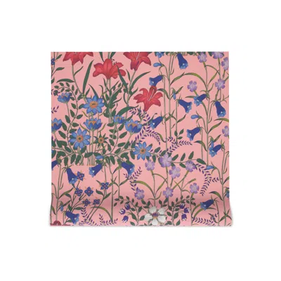 Gucci Flora Print Wallpaper In Pink