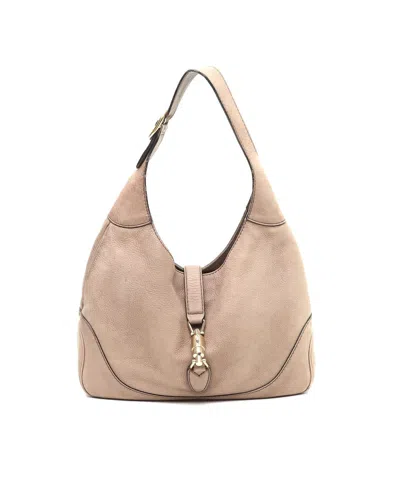 Pre-owned Gucci New Jackie Bag In Beige