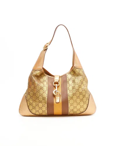 Gucci New Jackie Bag In Gold