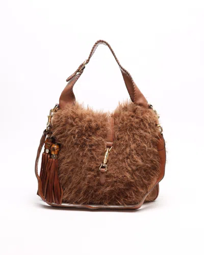 Gucci New Jackie Fur Bag