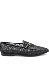 Gucci Mesh Gg Crystal New Jordaan Loafers