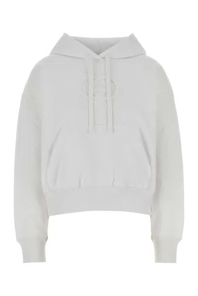 Gucci New L/s Hoodie Boxy In White
