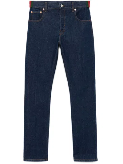 Gucci New Tapered Pant Eco Clothing In Blue
