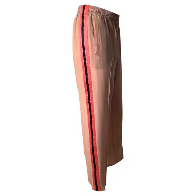 Pre-owned Gucci New Tom Ford For  2004 Final Collection Silk Runway Pants It 40 (s) In Brown