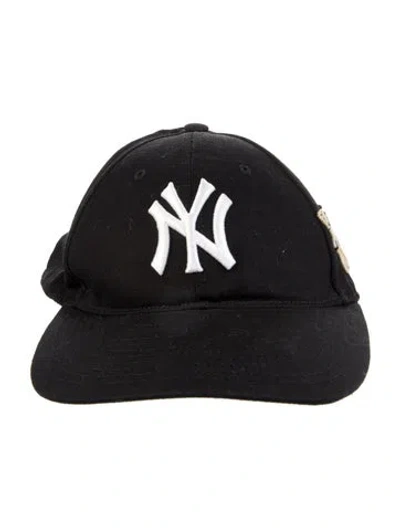 Pre-owned Gucci New York Yankee Baseball Cap In Black