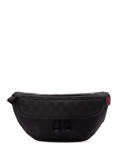Gucci Nexus Black Nylon Belt Bag